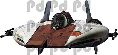 Vinilo decorativo removible para niños Star Wars 5x10 in miniatura 4