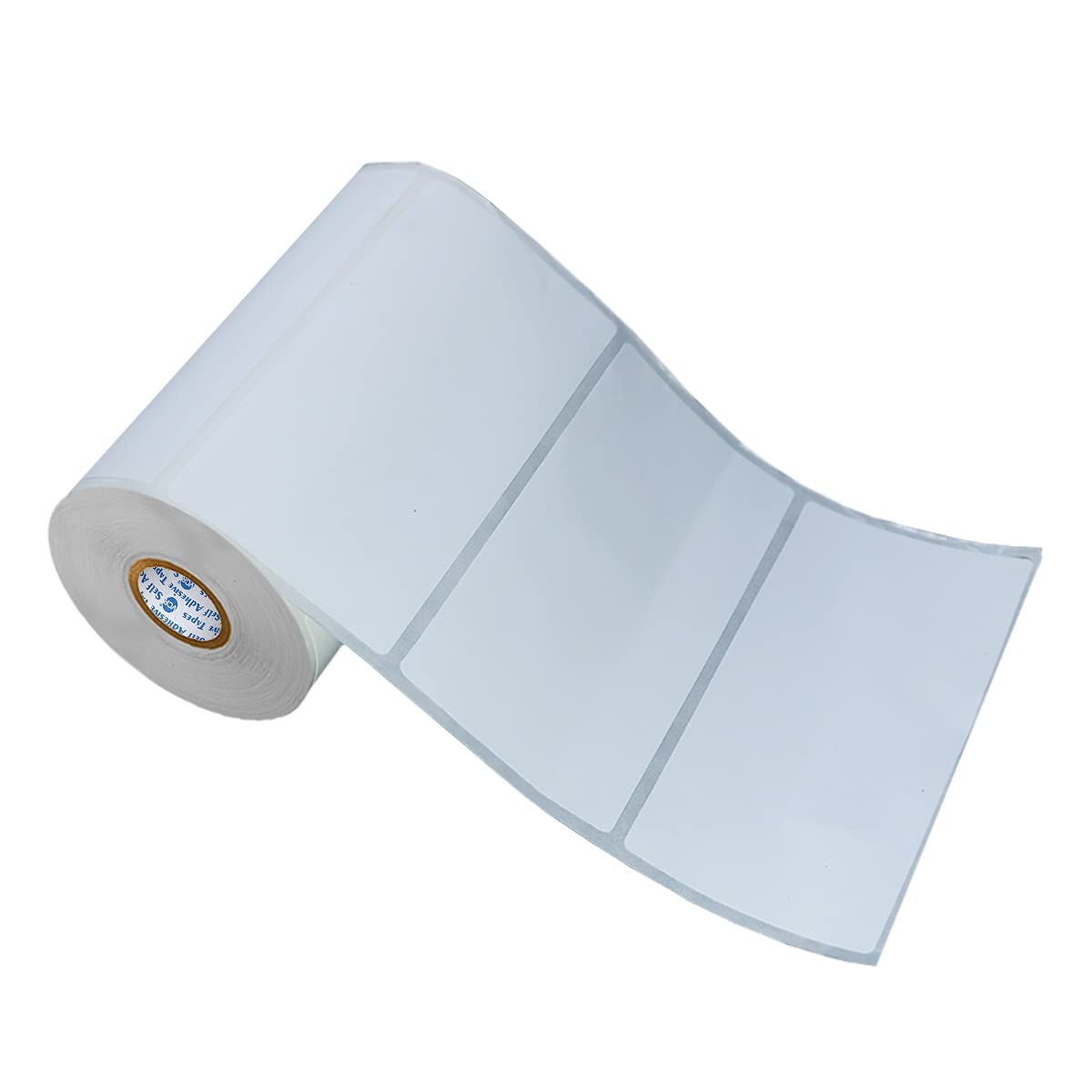 VCR 4 x 3 Direct Thermal Label Sticker - 4 x 3 inches - 100mm x 75mm - 500 Labels Per Roll - Pack of 1 Roll - White Self Adhesive Sticker for Printing Shipping or Barcoding Labels 1 inch core