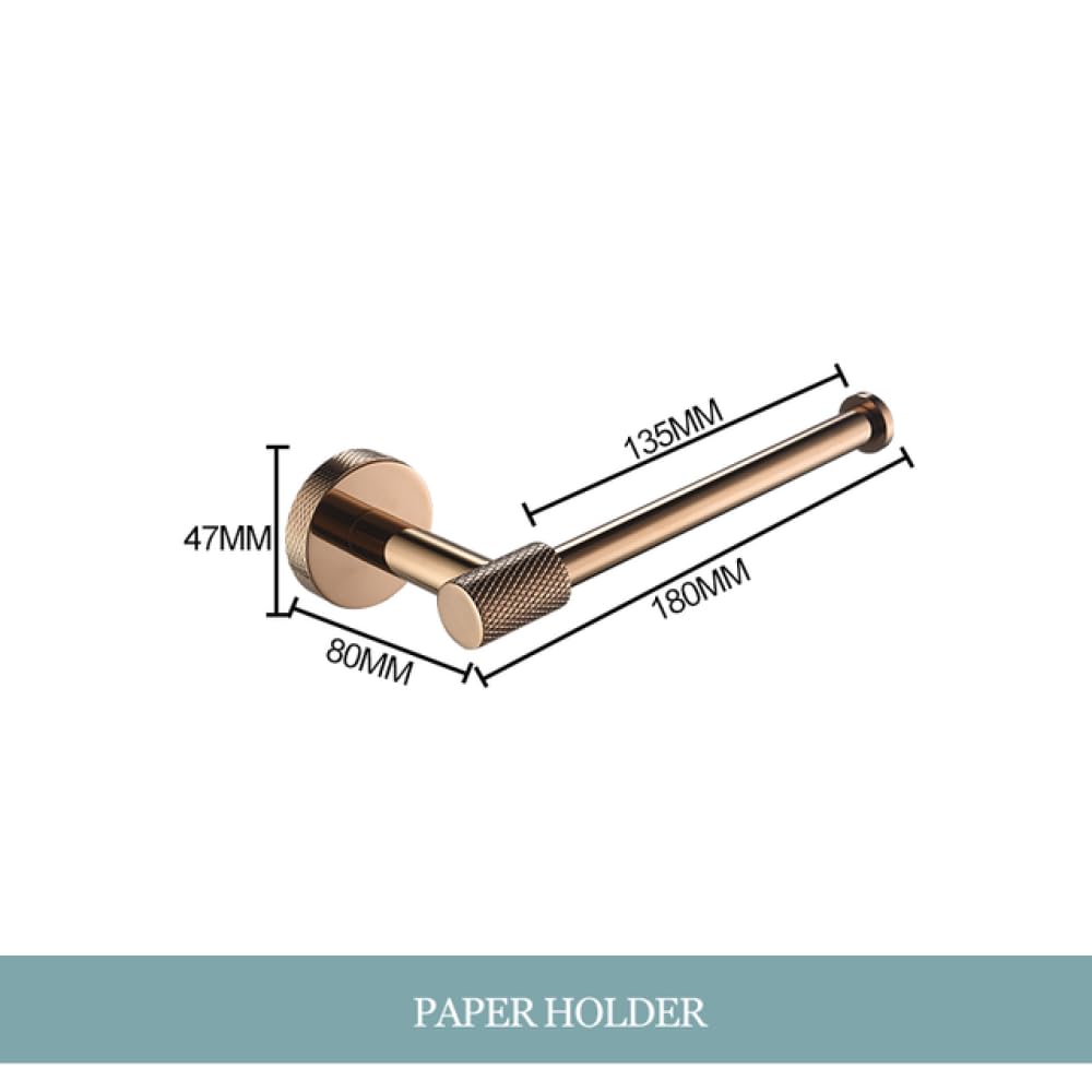Ganci da parete in acciaio inossidabile oro rosa porta carta igienica portasciugamani portasciugamani bagno set di accessori per WC, porta carta