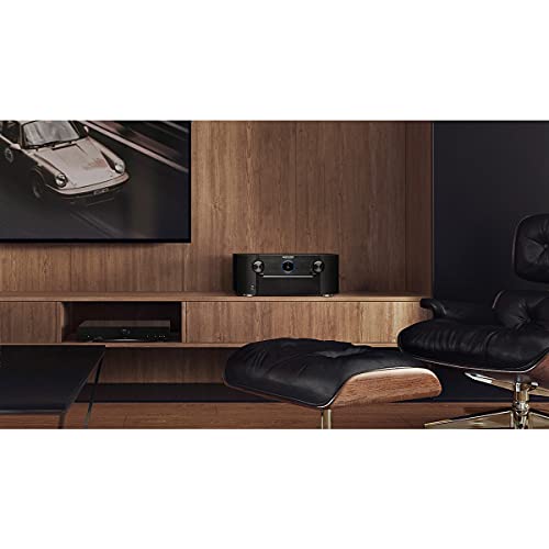 Marantz AV8805A AV Pre-Amplifier - 13.2 Channel, Advanced 8K Upscaling, IMAX Enhanced, Auro-3D, Dolby Atmos & DTS, Wireless Streaming via Wi-Fi, Bluetooth, AirPlay 2 & HEOS, Amazon Alexa, Audyssey EQ