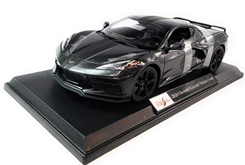 Maisto Special Edition 2020 Chevrolet Corvette C8 Stingray Coupe 1:18 Die Cast Metallic Black