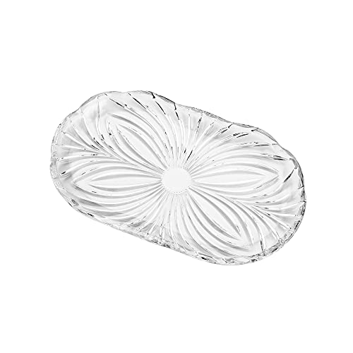 Bandeja de Cristal Alberta 23,8cm x 14cm - Lyor