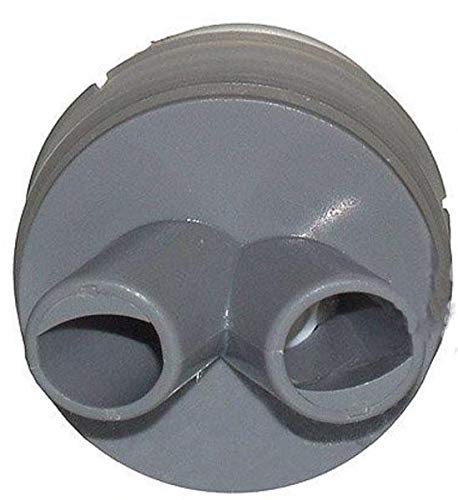 Hot Tub Classic Parts Caldera Spa Dual Roto Jet, Insert, Gray WAT005039
