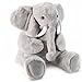 Vermont Teddy Bear Giant Elephant Stuffed Animal – 4 Foot Big Stuffed Elephant Plush from Giant Cuddle Collection Collectible Plushie for All Ages – Finished in The USA