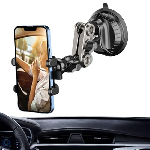 Supporto per cellulare da da da auto - Accessori per da da da auto antiscivolo universale per telefono da da da auto con ventosa forte supporto per regolabile a 360 gradi per fotografia cruscotto