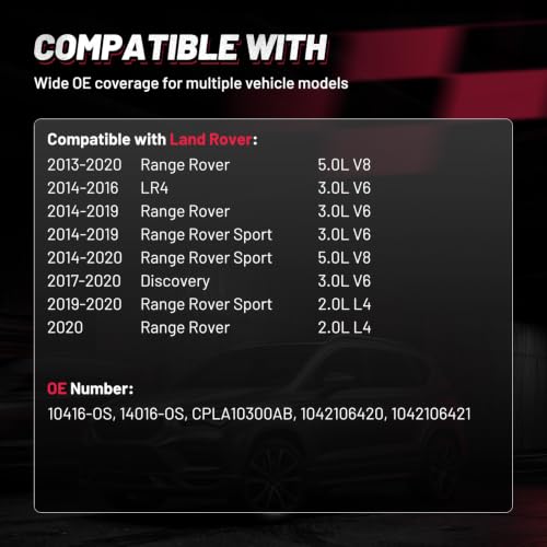 Image of BDFHYK 180A Alternator for Land Rover Range Rover Sport 3.0L V6 2014-2019,