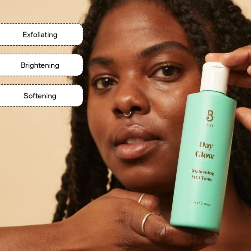 Bybi Beauty Day Glow | Exfoliating & Brightening Daily Tonic For Glowing Skin | Contains 5% Lactic Acid | 150Ml #TOP3
