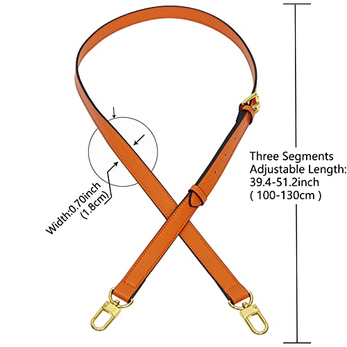 Image of Leather Purse Strap Replacement Crossbody Handbag Long Adjustable