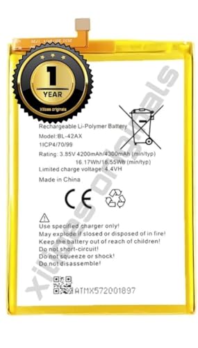 Image of Original BL-42AX Battery for Infinix Note 4 / X572 / 42AX -(4300 mAh) Battery with 1 Year Warranty** (V225)