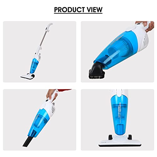 Image of Deerma DX118C Vacuum Cleaner for Home Mini 2-in-1 Pushrod /Handheld Cleaner with 1.2L dust Capacity & 16000Pa Super Suction, 600 Watts