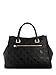 Imagen de GUESS bolso bandolera Cresidia II Society Satchel Black Logo negro