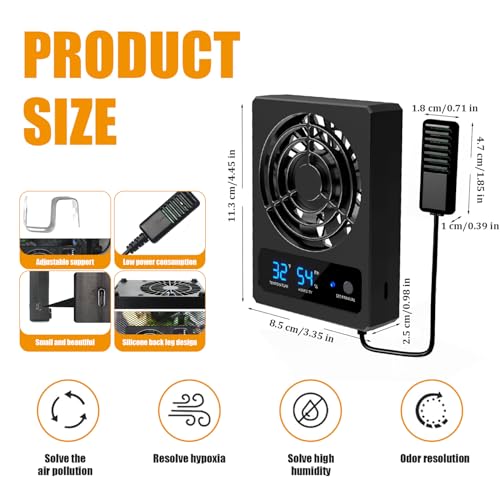 Ventilador de ventilación contra el exceso de calor en tanques de reptiles 6