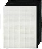 Merchandise Mecca Replacement 1 HEPA Filter and 4 Carbon Pre-Filters Compatible with Fellowes HF-300...