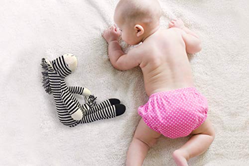 Ice King Bear Zebra Stuffed Animal Soft Plush Toy 10 Inches (Hand Knitted) #TOP5