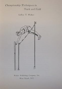Hardcover Championship Techniques in Track and Field Book