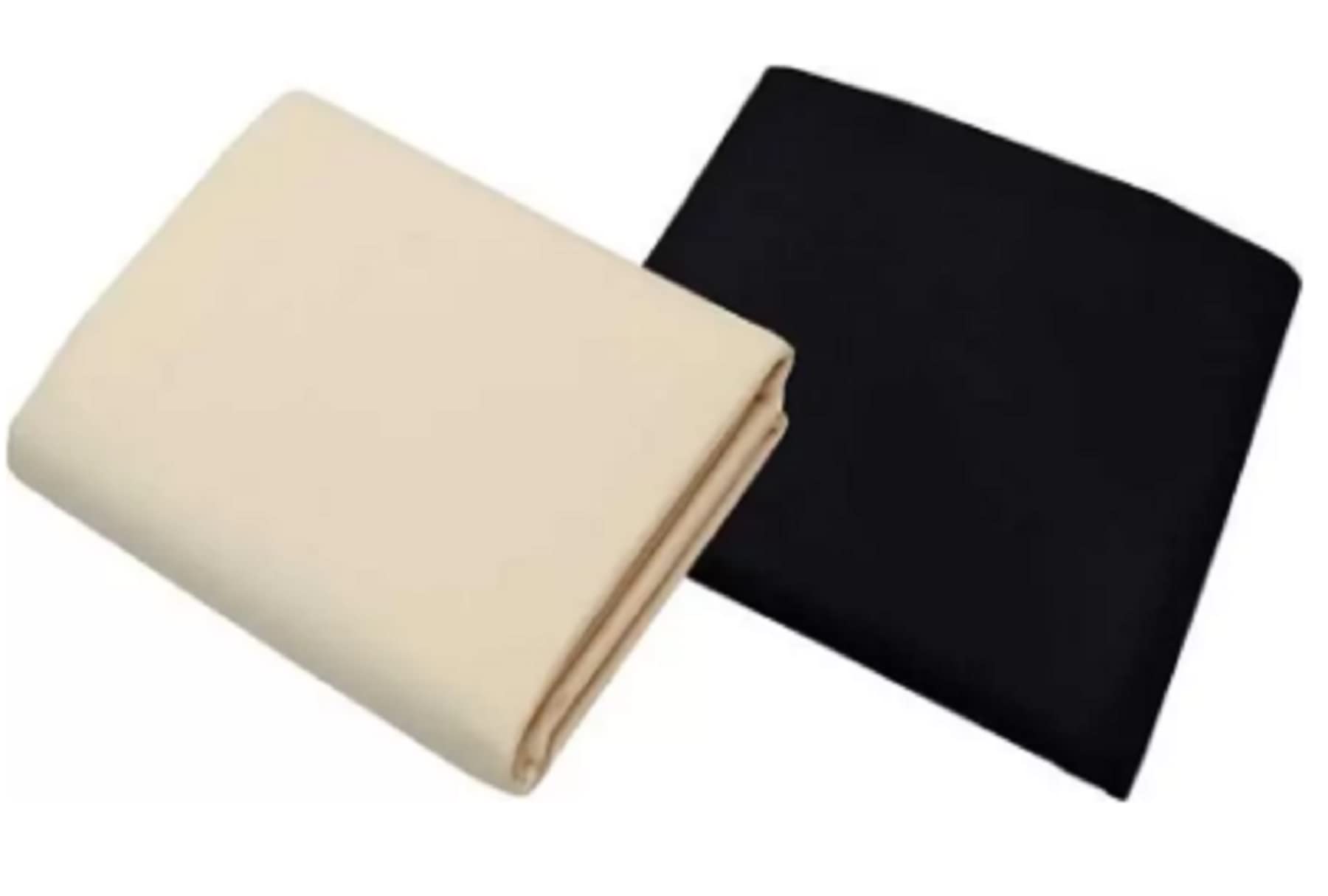Pri & Su CottLinns Cotton Blend Shirt & Trouser Fabric Solid, Self Design (Beige -Black)-picture-15