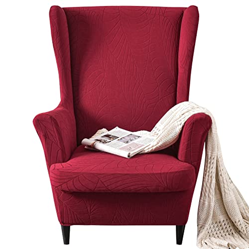 GKXLH Wingback Chair Covers 2 Piece Set