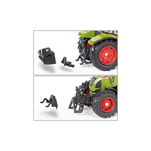 siku 3095, Adapter Set mit Frontgewicht, 1:32, Metall, Schwarz, Passend für Front-und Heckkupplung von siku Traktoren – Bild 3