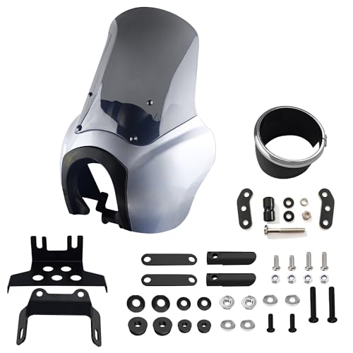 Déflecteur de carénage avant moto coque argentée Softail Low Rider S FXLRS 2021 2022