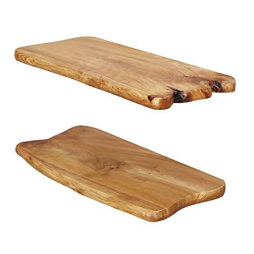 Welland 16” Cedar Natural Edge Floating Shelf Set Of 2 #TOP4