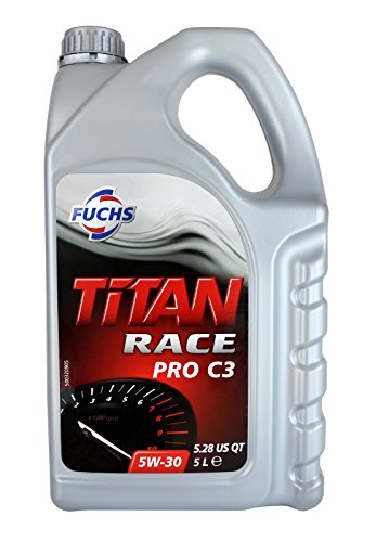 Image of Fuchs Titan Race Pro Fully Synthetic 5W30 C3 Engine Oil - 5 Litres