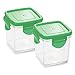 Produktbild Genius Nicer Dicer Quick Auffangbehälter inkl. Frischhaltedeckel in grün 200ml (4 Teile) Auffangbox Auffangdose Dose - zum Hineinschneiden, Aufbewahren und Transportieren