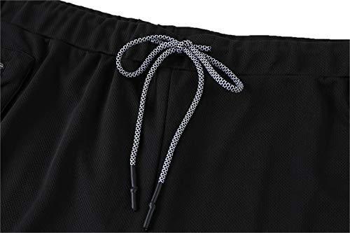 Gafeng short masculino 2 em 1 para treino, corrida, academia, yoga, treino, esporte, compressão, ape