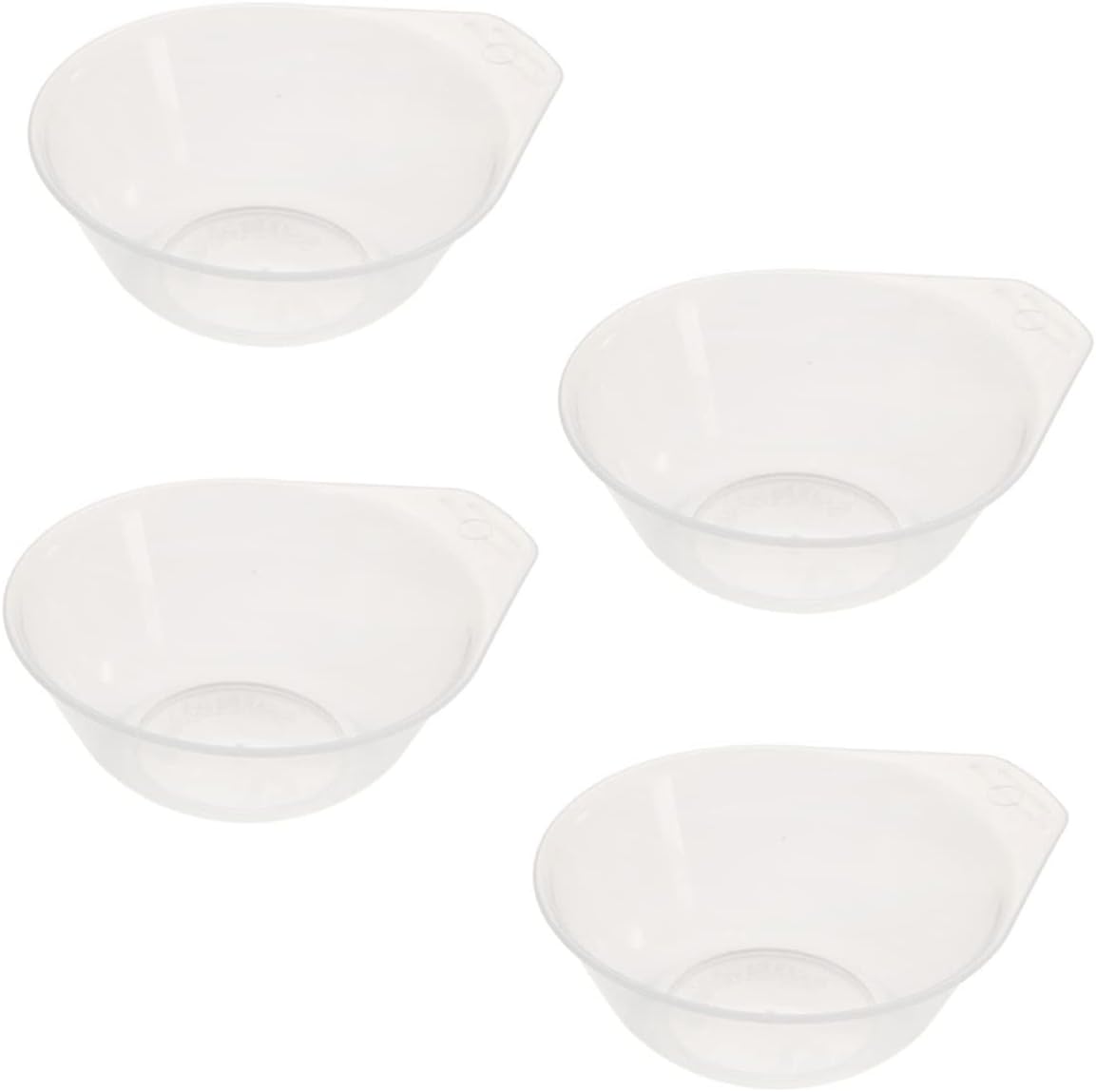 LIFKOME 4pcs Portable Collapsible Bowl Set Bowls Outdoor Camping Soup for Home
