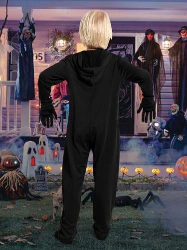 Disfraz de esqueleto para niños y niñas miniatura 6