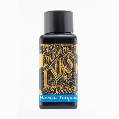 Diamine 30ml Havasu Turquoise fountain pen ink bottle