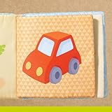 HABA Stoffbuch Zauberfrosch – Fühlbuch mit tollen Effekten & Spiegelfolie – Weiches Spielbuch für Babys & Kleinkinder ab 6 Monate – Fördert Sinne & Motorik – 1302097001