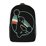 wasserdichte Daypack Cheerleader Im Retro-Stil Rucksäcke Stylischer Backpack Für Reisen, Freizeit,...