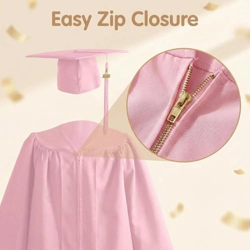 Image of Kindergarten 2025 Graduation Cap and Gown Tassel Sets with Charm 2PCS Graduations Stoles for Kids Grad Party Clothes