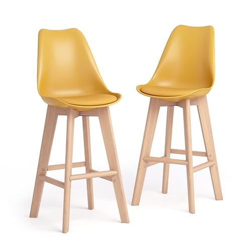 MOBILI FIVER Set de 2 taburetes Altos Greta