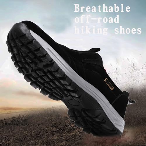 Enjerr Orthopedic Balance Shoes Men for Balance, Ideacloth Shoes for Men, Non-Slip Breathable Lightweight Sneakers, Men's Waterproof Hiking for Outdoor Trekking Walking Casual3