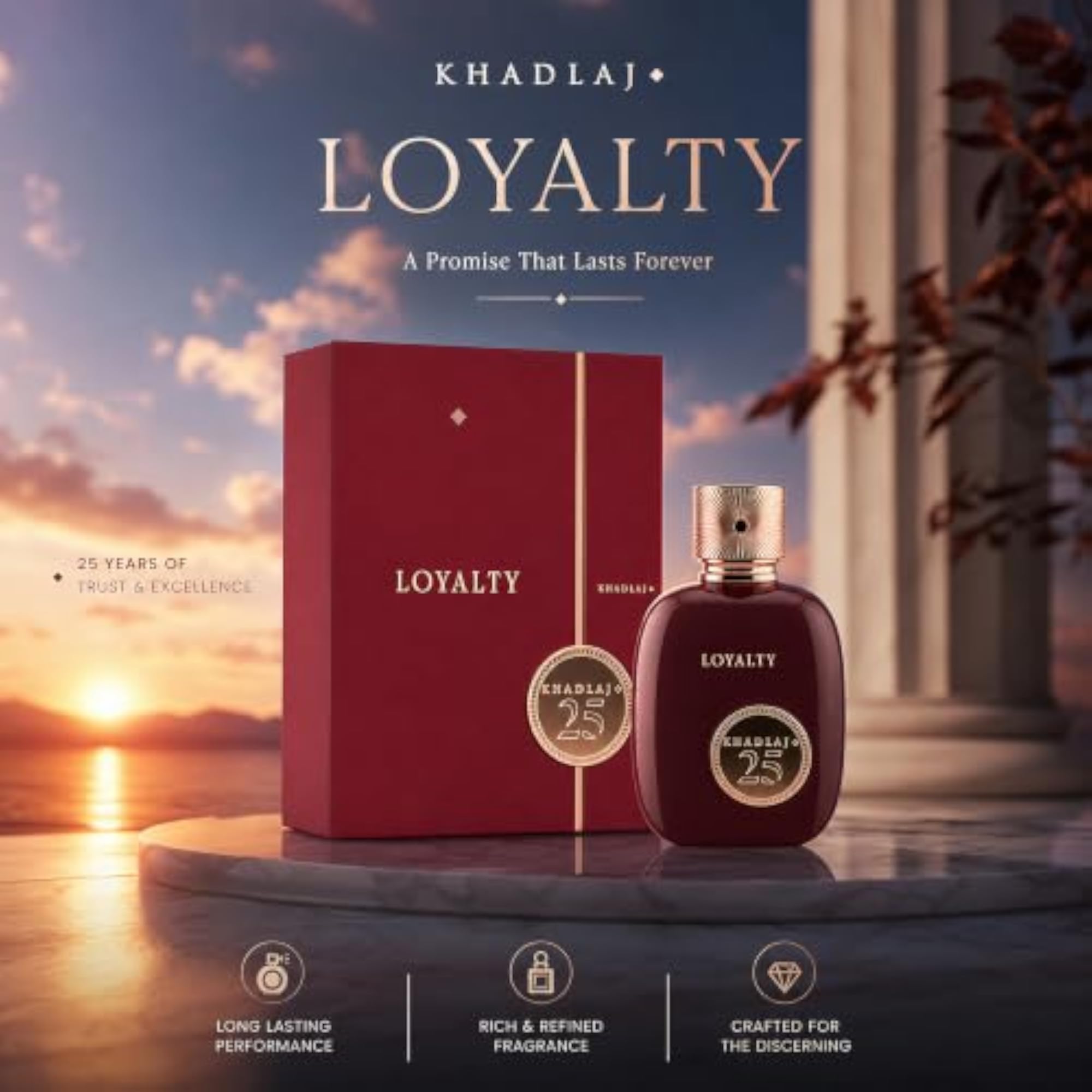 25 Unisex Long Lasting Eau De Parfum 100ml