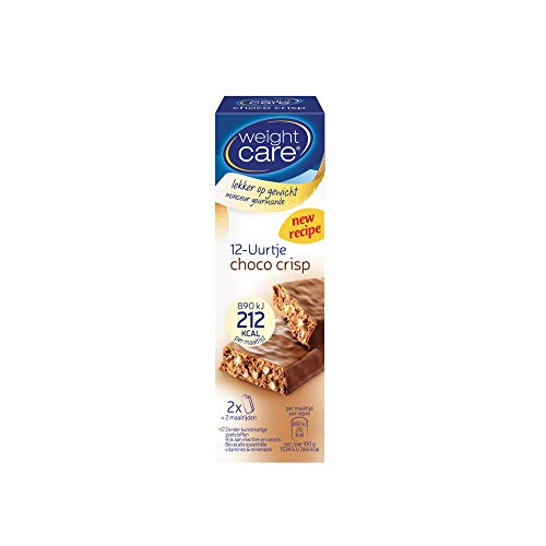 Weight Care 12-Uurtje Barre repas Choco-Crisp 6 x 2 x 58g Packung (Schoko-Crisp Imbiss Riegel) Cover