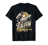 Gachiakuta Enjin Portrait Outline with Stars Anime T-Shirt