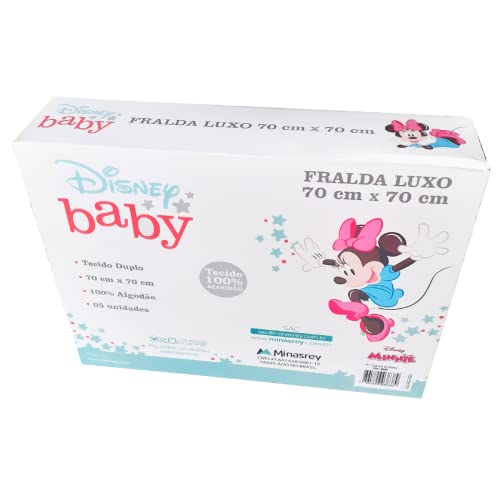 Fralda De Pano Luxo Disney Feminino Minnie