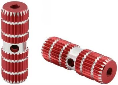 Lowrider Clavijas de aleación 691 2426t W1" l3" rojas. clavijas para bicicleta, bicicletas, BMX, bicicleta de montaña, crucero de playa