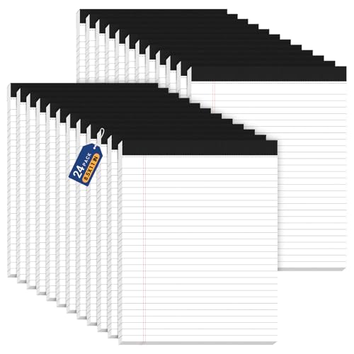 Papier blanc de 21,6 x 27,9 cm en bloc juridique pour école et travail