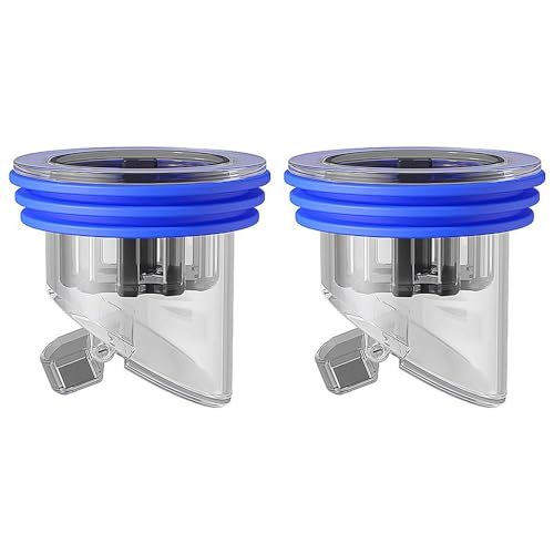 Tiardey - 2 sifones de olores para Ducha, Desodorante para Suelo, para desagües de 32 a 44 mm, para balcón, Cocina, Fregadero y Ducha