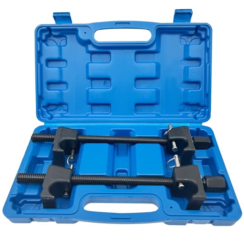 THIKPO Herramienta de tensor de resorte, compresor de resorte Macpherson de 11-1/2 pulgadas, llave de vaso de 1/2 pulgadas, accionamiento para comprimir el muelle helicoidal, juego de 2