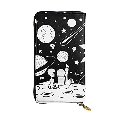 Portefeuille en cuir grande capacité astronaute pour en finir avec le manque de place
