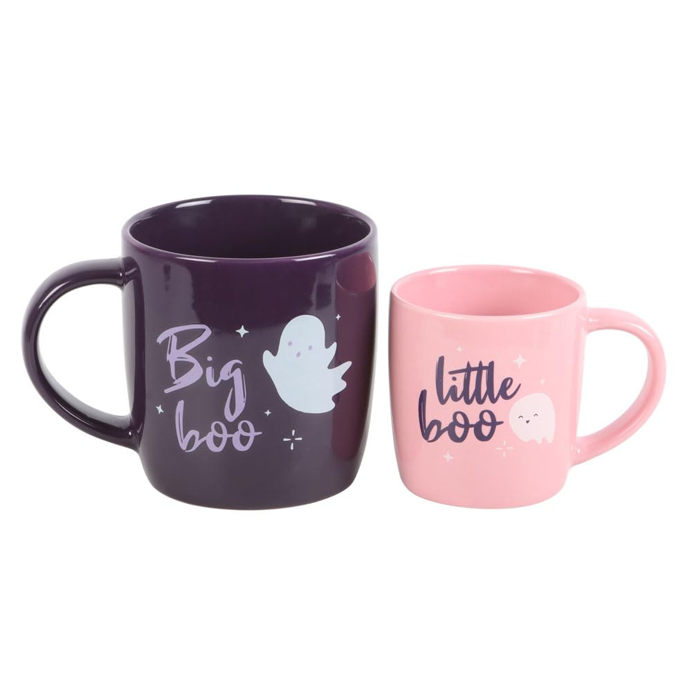 Amazon.com: Big Boo Halloween Mug Set – Adorable and Durable Ceramic ...