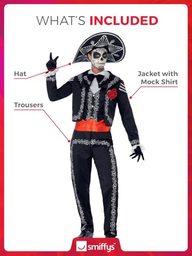 Smiffys 43738S Day Of The Dead Se±Or Bones Costume thumb #3