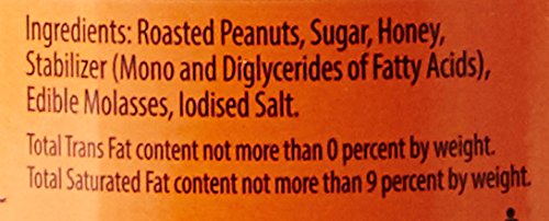 Image of Sundrop Peanut Butter with Honey | Crunchy | 462 grams | With 23% Protein | 7% Dietary Fibre | Premium Roasted Peanuts | No Preservatives | Great Value Per Gram of Protein (Pack of 2)