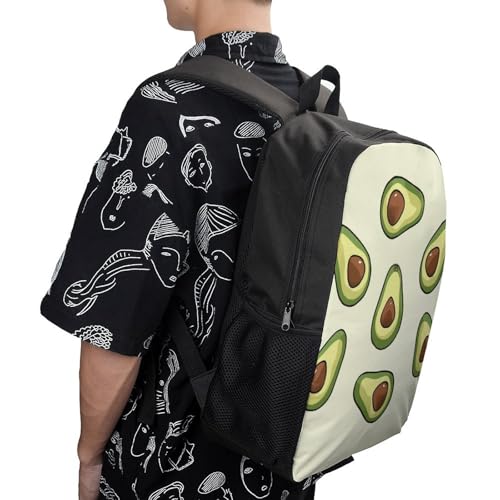 Sac à dos robuste pour ordinateur 17" avec motifs et structure légère