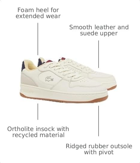 Image of Lacoste Men's L001 Set Leather Sneakers