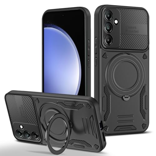 for Galaxy A33 5G �p �P�[�X �J�[�}�E���g ���C�L�b�N�X�^���h 360°��]�X�^���h �ϏՌ� �M�����N�V�[A33 5G �J�o�[ 2-in-1 PC+TPU 2�E�F�C�u���P�b�g�X�^���h �����O �X�^���h�@�\ �}�O�l�b�g���� �J�����ی� �S��